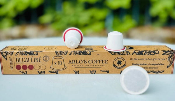 Capsules compatibles Nespresso biodégradables - Colombie Déca