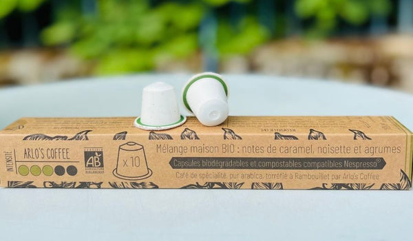 Capsules compatibles Nespresso biodégradables - Arlo's Coffee Bio