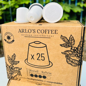 Capsules compatibles Nespresso biodégradables - Brésil