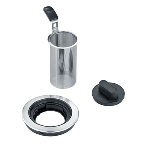 Cette bouilloire / théière dispose de cinq programmes différents de températures et de temps d'infusion. Le panier se retire afin d'utiliser la machine en fonction bouilloire uniquement. Une 2 en 1 avec gain de place et des économies ! En vente chez Arlo's Coffee artisan torréfacteur, mais pas que, à Rambouillet, 78.