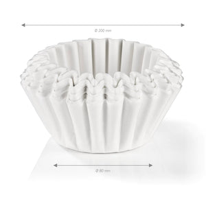 Filtre papier - Coloris blanc - boite de 100 filtres - compatible avec la machine à Espresso BEEM FRESH-AROMA-PERFECT - En vente chez Arlo's Coffee, artisan torréfacteur à Rambouillet dans les Yvelines