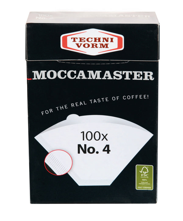 Arlo's Coffee vous propose les filtres Moccamaster n°4, de haute qualité et labellisés FSC, sont blanchis naturellement avec de l'oxygène pour préserver tous les arômes de votre café.
Fabriqué au Pays-bas.