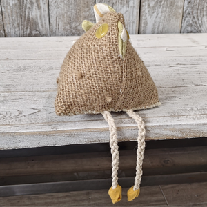 Poules en toile de jute