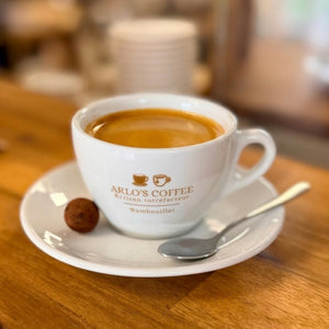 Tasses Arlo's Coffee blanche