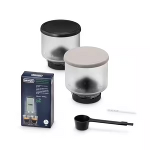 Focus sur la Delonghi Rivelia, Machine à grain, panneau de commande digital, bac à grains interchangeable, technologie Bean Adapt, 8 boissons, buse vapeur, design compact et élégant. En vente chez Arlo's Coffee, artisan torréfacteur à Rambouillet dans les Yvelines, café pur arabica, torréfié sur place, éthique et durable.