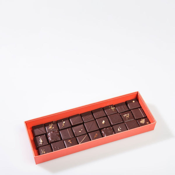 Coffret Chocolats noirs artisanaux - Ganaches et Pralinés