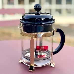 Cafetière à piston noir et or Bodum