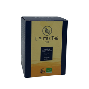 Tisane - Jardin des songes Bio / L'autre thé / Arlo's Coffee / Cette tisane bio à l'arôme naturel de citron est un délicieux mélange de plantes connues pour leurs vertus relaxantes et calmantes. Vous apprécierez son goût très fruité et délicieux. Une potion magique douce et apaisante. Excellente également en infusion à froid. En vente chez Arlo’s Coffee, artisan torréfacteur de café de spécialité situé à Rambouillet 