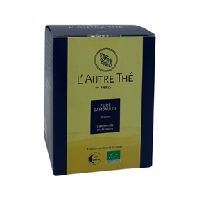 Pure camomille bio / L'autre thé / Infusion / Arlo's Coffee / Cette tisane bio est composée à 100% de camomille matricaire. Vous apprécierez son goût raffiné et très rafraîchissant. Des notes fleuries de mimosa, des fraîches et fruitées d'ananas. Une petite merveille ! En vente chez Arlo’s Coffee, artisan torréfacteur de café de spécialité situé à Rambouillet dans les Yvelines, ile de France. 