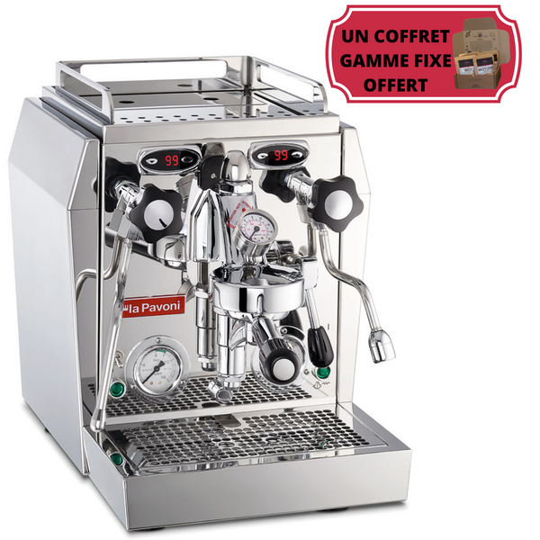 Machine à café Semi-pro - Botticelli Specialty - Chaudière 1.8 L - Réservoir d'eau 3 L amovible - Buse vapeur en acier inox pour préparer cappuccinos, boissons lactées ou thé et infusions - Châssis en acier inoxydable AISI 304  - Thermostat de sécurité - tasseur, cuillère doseuse et brosse de nettoyage - ARLO'S COFFEE artisan torréfacteur à Rambouillet (Yvelines) vous accompagne pour choisir votre machine à grain espresso broyeur. Découvrez également notre café éthique en grain ou moulu et 100% arabica !