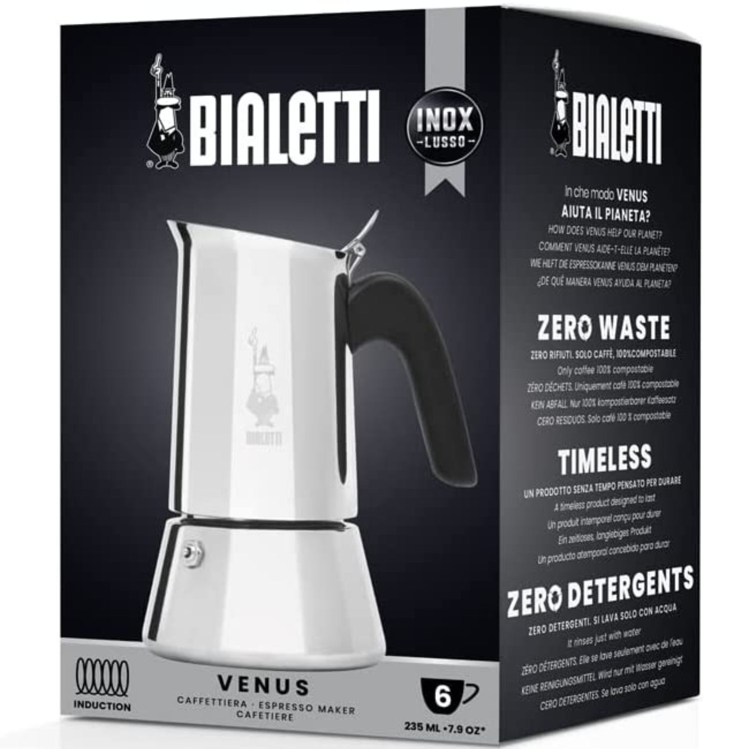 Cafetière à l'italienne induction - Bialetti/Venus – Arlo's Coffee